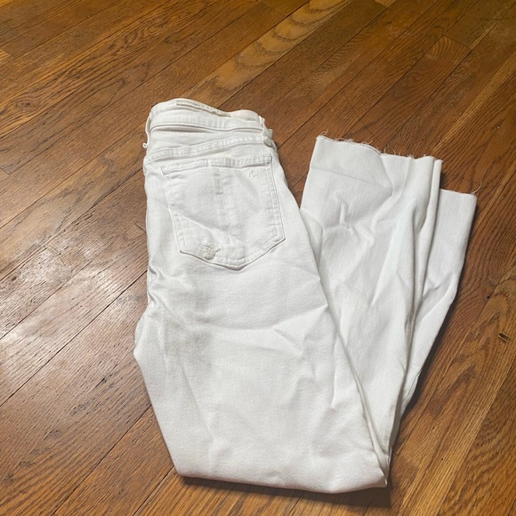rag & bone Nina High Rise Ankle Flare Jeans Size 26 Summer White - Picture 3 of 10